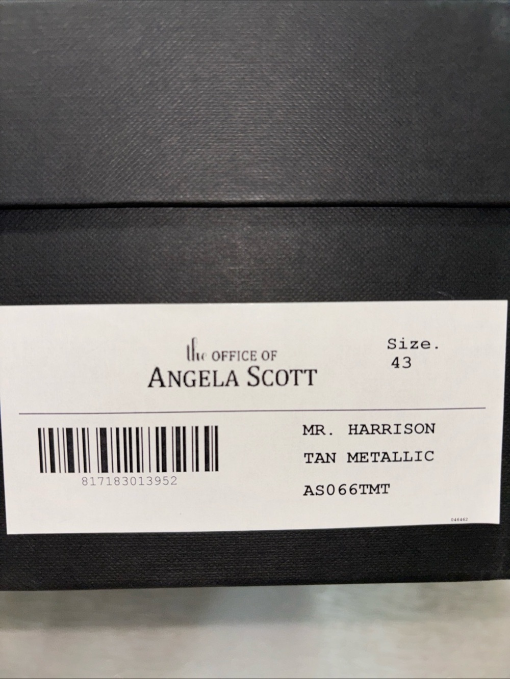 THE OFFICE OF ANGELA SCOTT Mr Harrison Tan Metalic Boot Sz 43 NWB - Picture 12 of 14